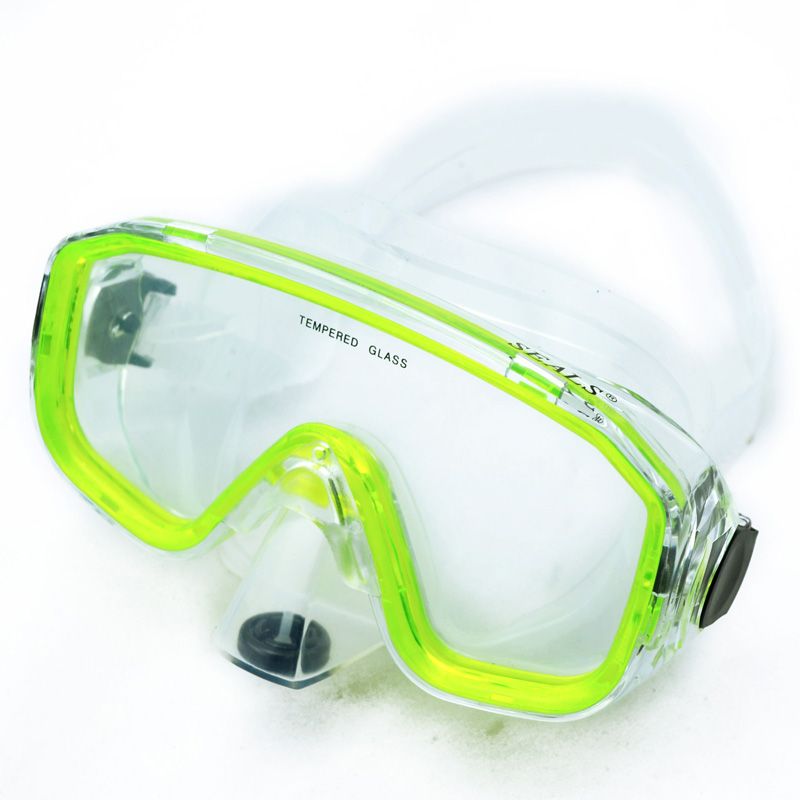 Silicone large frame swimming goggles hd waterproof diving glasses tempered glass goggles diving mask M25