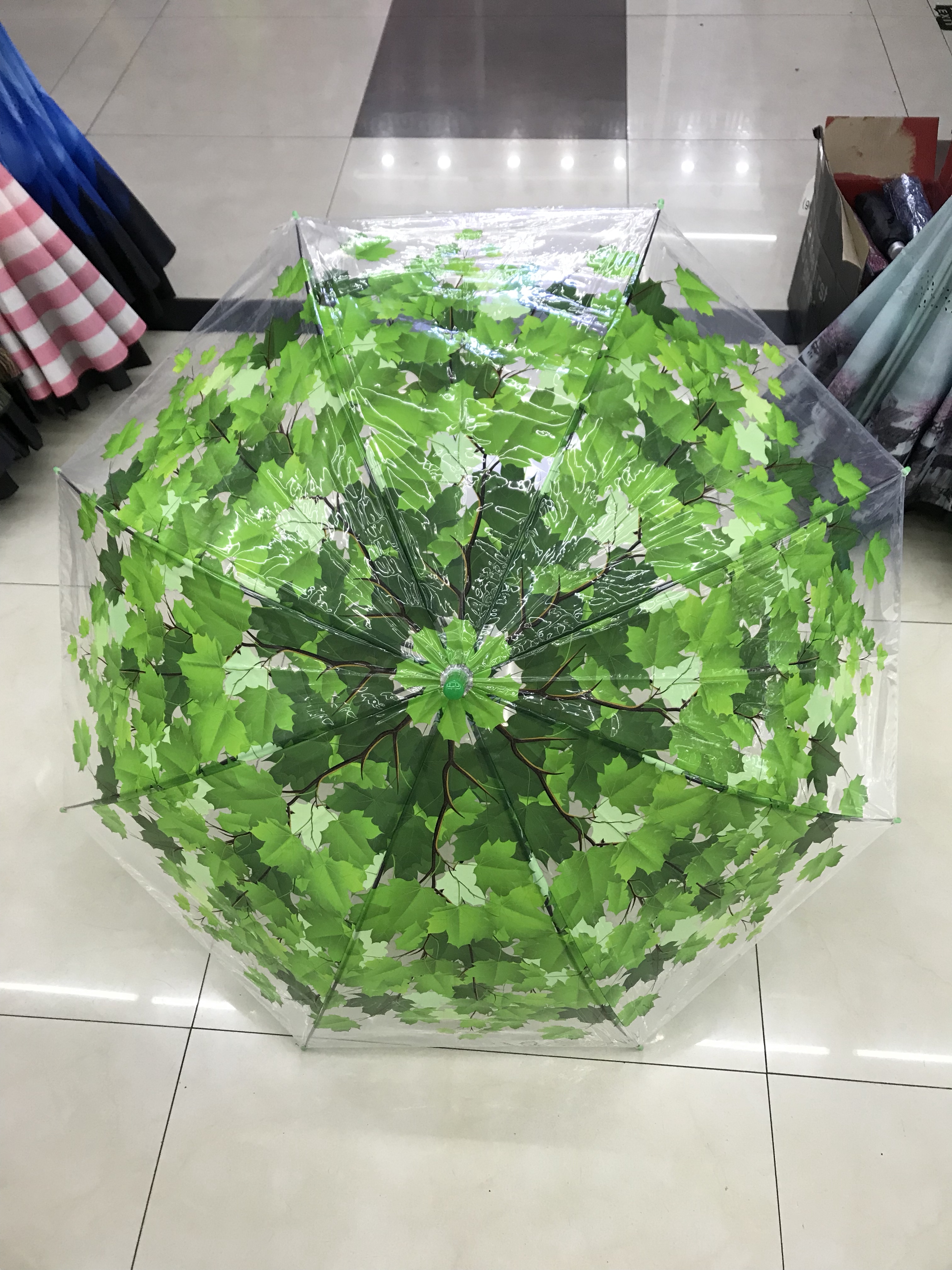 POE Maple Leaf Umbrella Creative Decorative Umbrella Item Picture