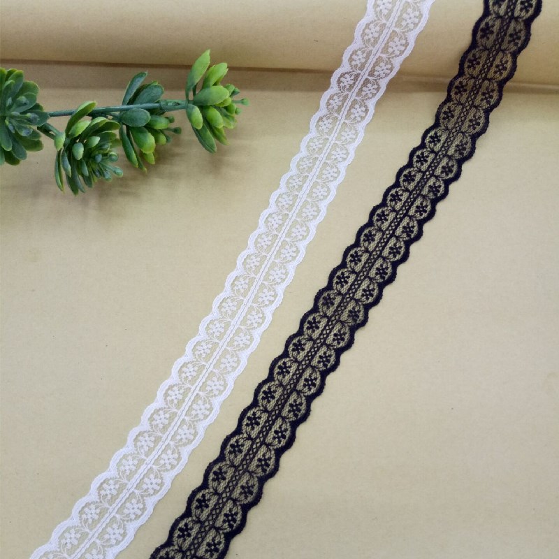 134-2现货无弹力双边DIY蝴蝶结蕾丝花边包花束袜子手套服装辅料