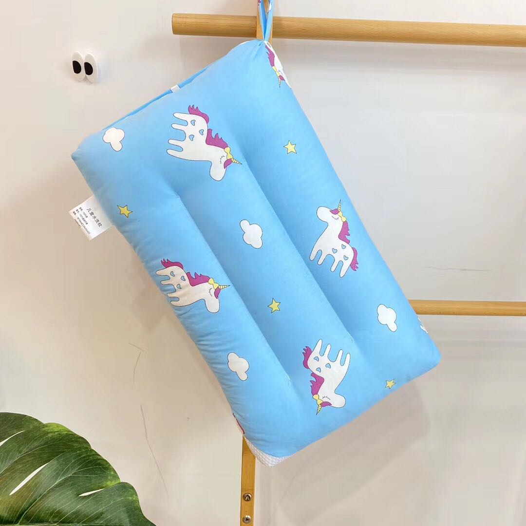 All-cotton children's feather velvet pillow core details Picture