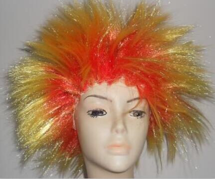 Two-color riser Holiday wig party Wig Halloween wig party props toys party supplies party supplies party supplies makeup supplies