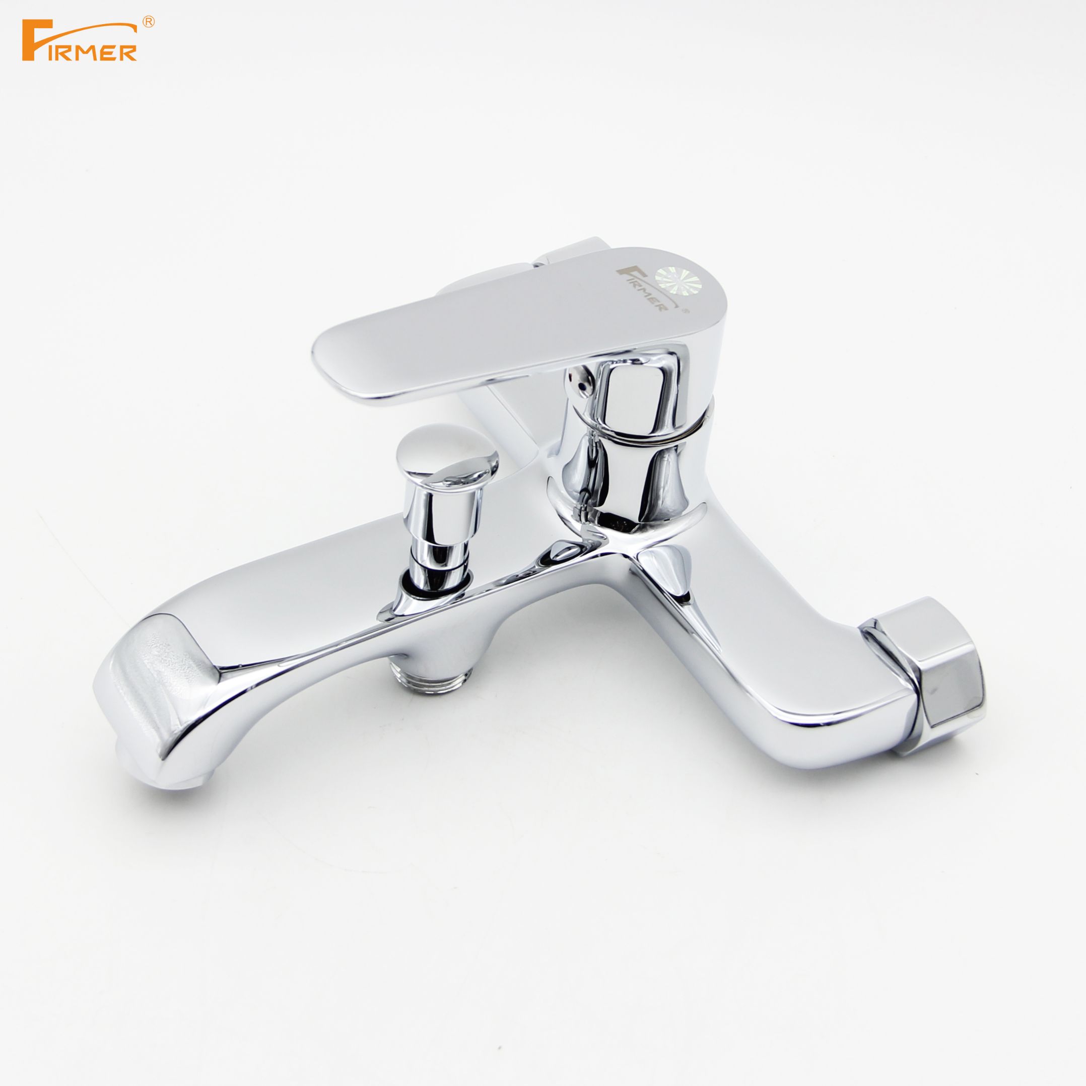 FIRMER Shower faucet all copper hot and cold bath triple bath tub bath faucet full figure