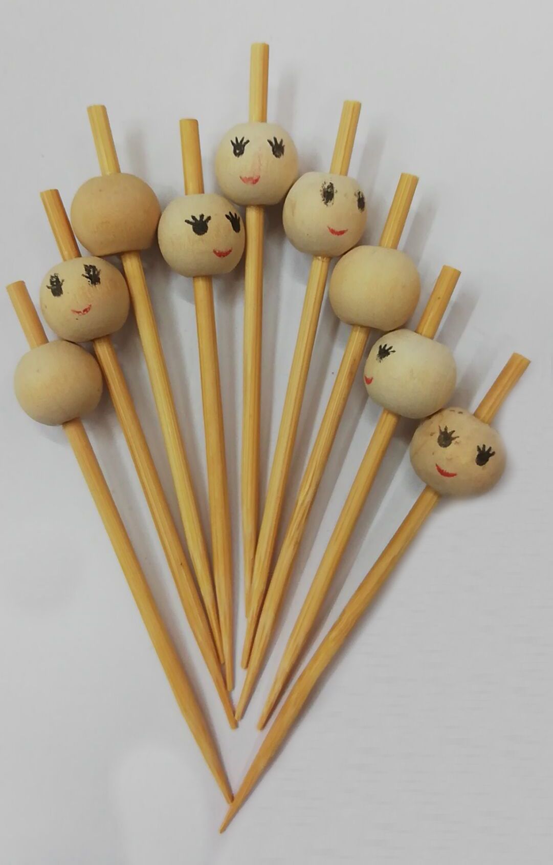 竹签 一次性烧烤竹签 竹质制水果签创意果签  厂家直销详情图1