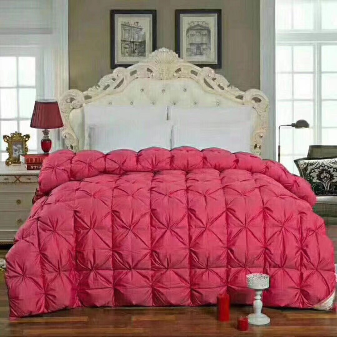 瑧品白鹅绒被（红色）