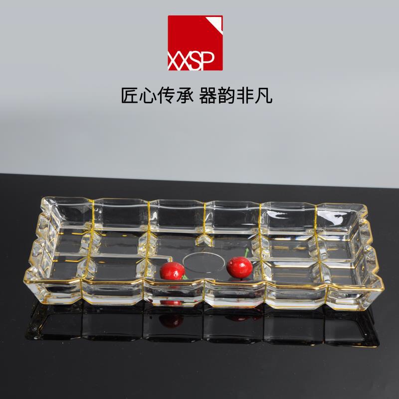 方格描金茶盘厂家直销当季新品可批发高颜值高质量