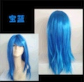 Wig, long straight hair, Halloween party, masquerade ball, funny performance, costume, colorful model props, wig set Application Scenario