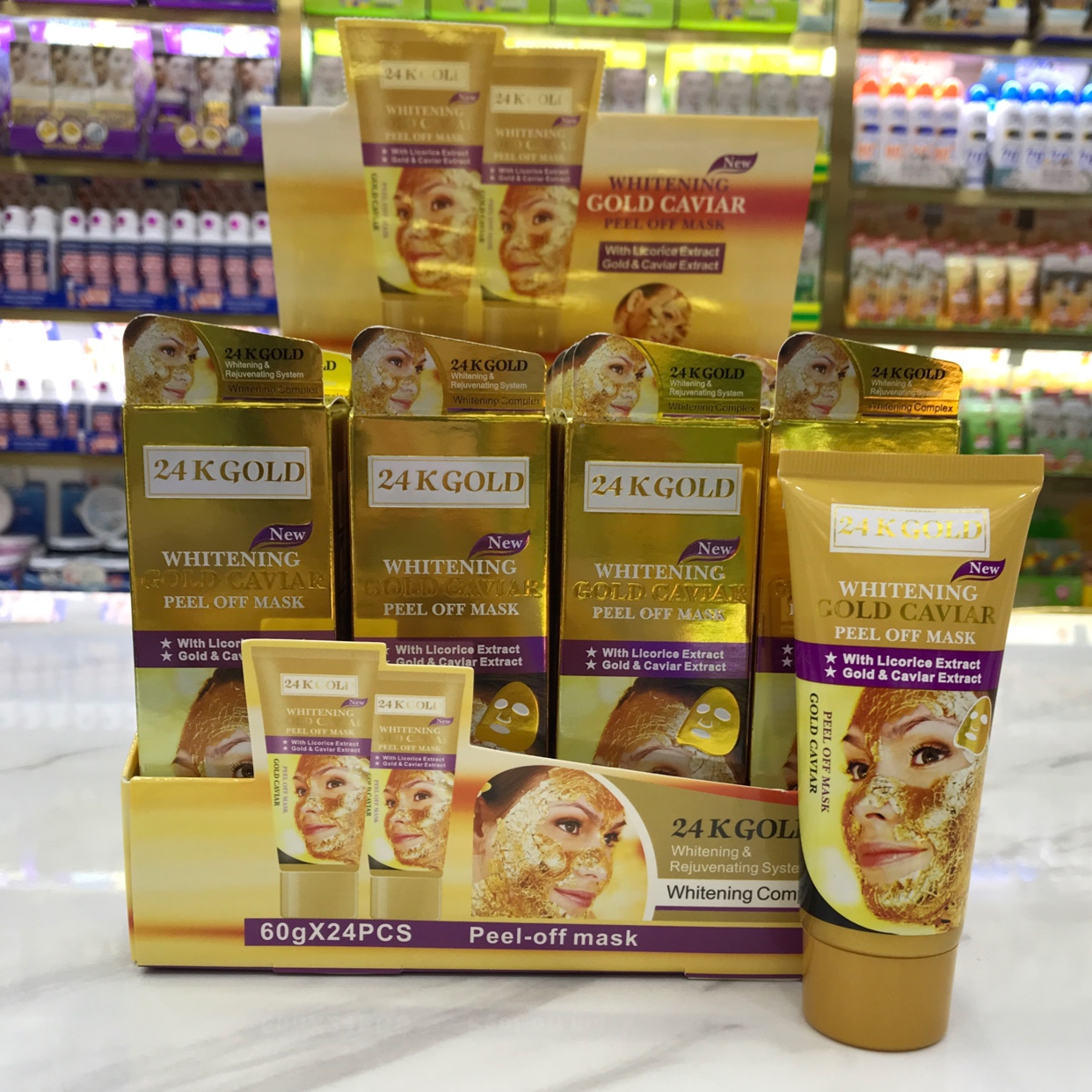 Hose gold tear type mask mud 60ml full figure