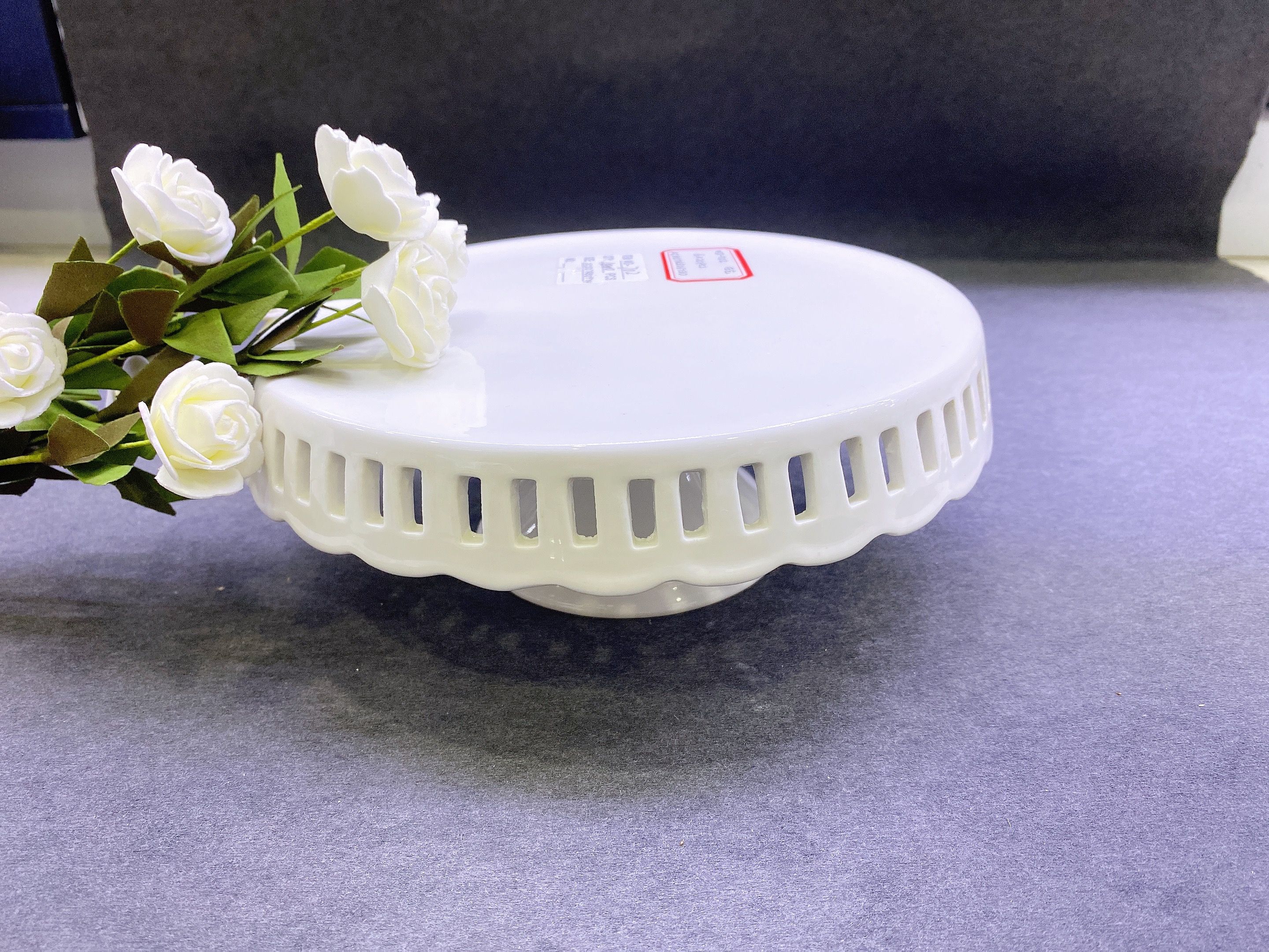 白色陶瓷蛋糕盘 水果盘