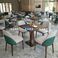 上海五星级酒店西餐桌椅定做宾馆早餐桌椅度假酒店自助餐厅实木椅图