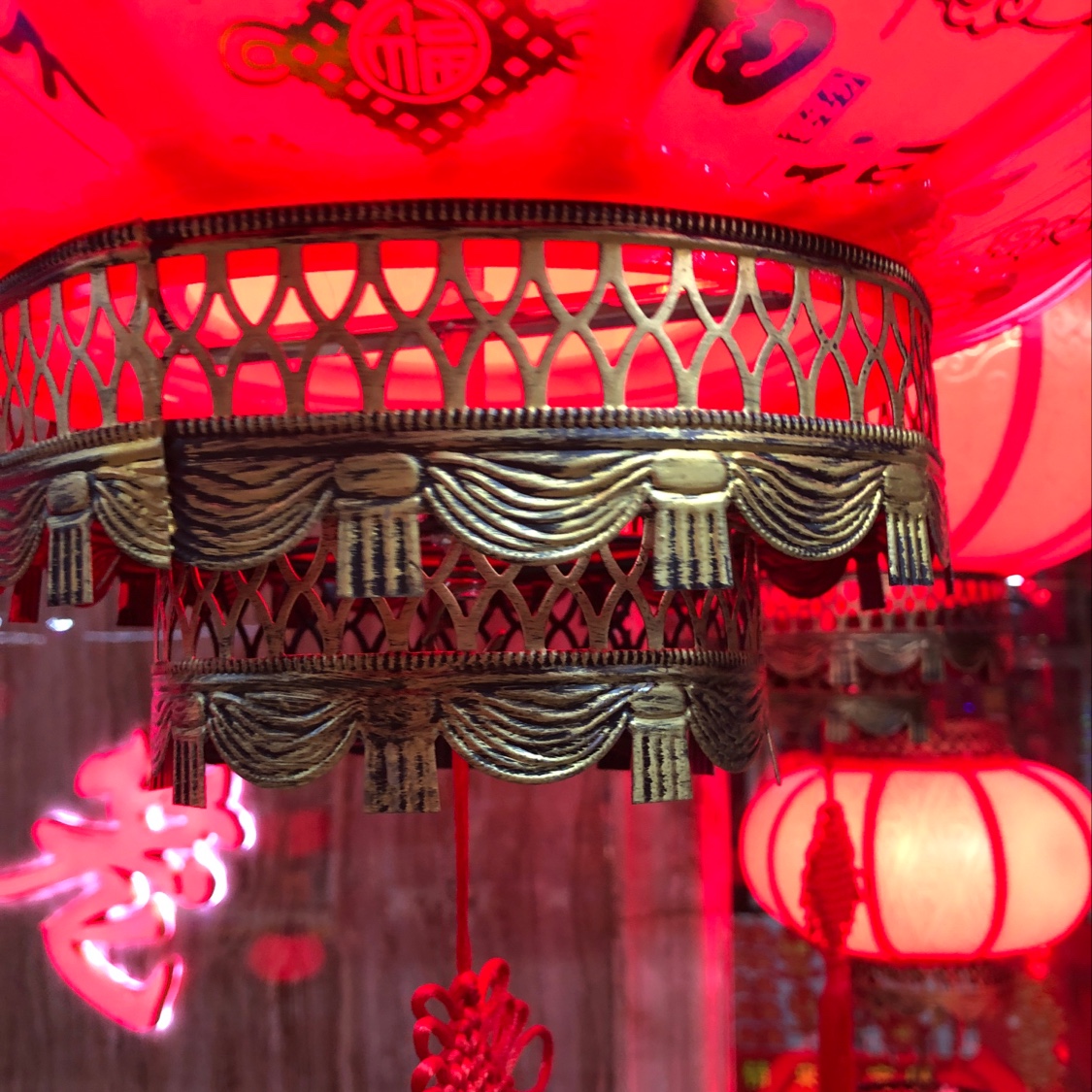 Rotating sheepskin lamp 2021 New model factory direct sales Wedding supplies, festive wedding and festival supplies for moving into a new home Specification image