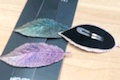 Korean fresh girl embroidered leaf bangs, BB clips, elegant gradient broken hair clips, side clips details Picture