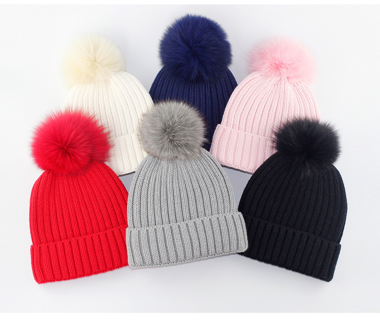 A fashionable and simple woolen knitted warm hat for men and women, a popular winter warm hat