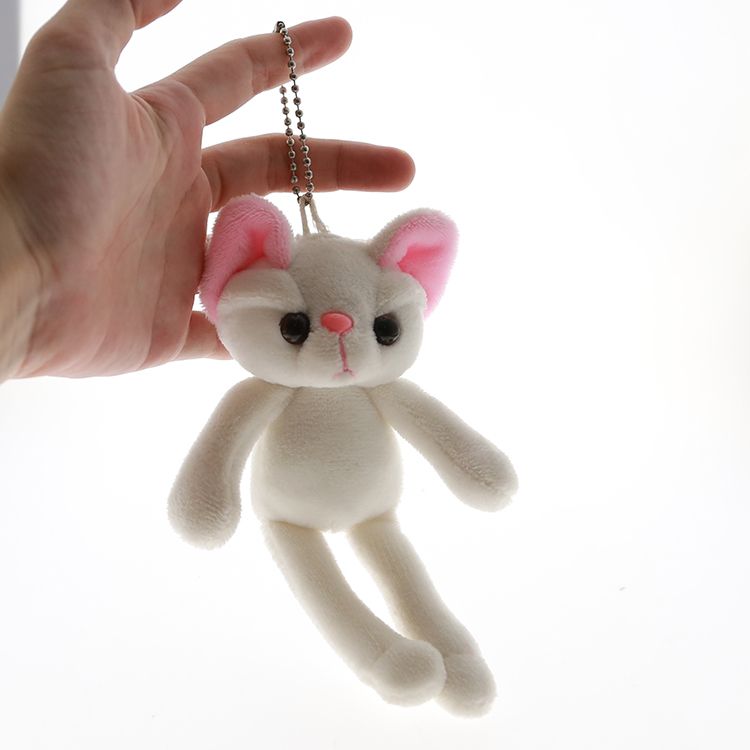 Long-legged cat plush pendants, plush keychains, plush toys and accessories, cute cartoon, popular in Japan and South Korea Application Scenario