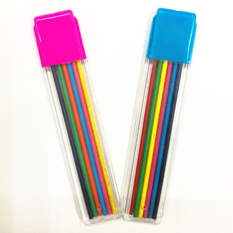 Colored pencil lead 2.0, pencil lead 2.0, 6-piece colored lead lead details Picture
