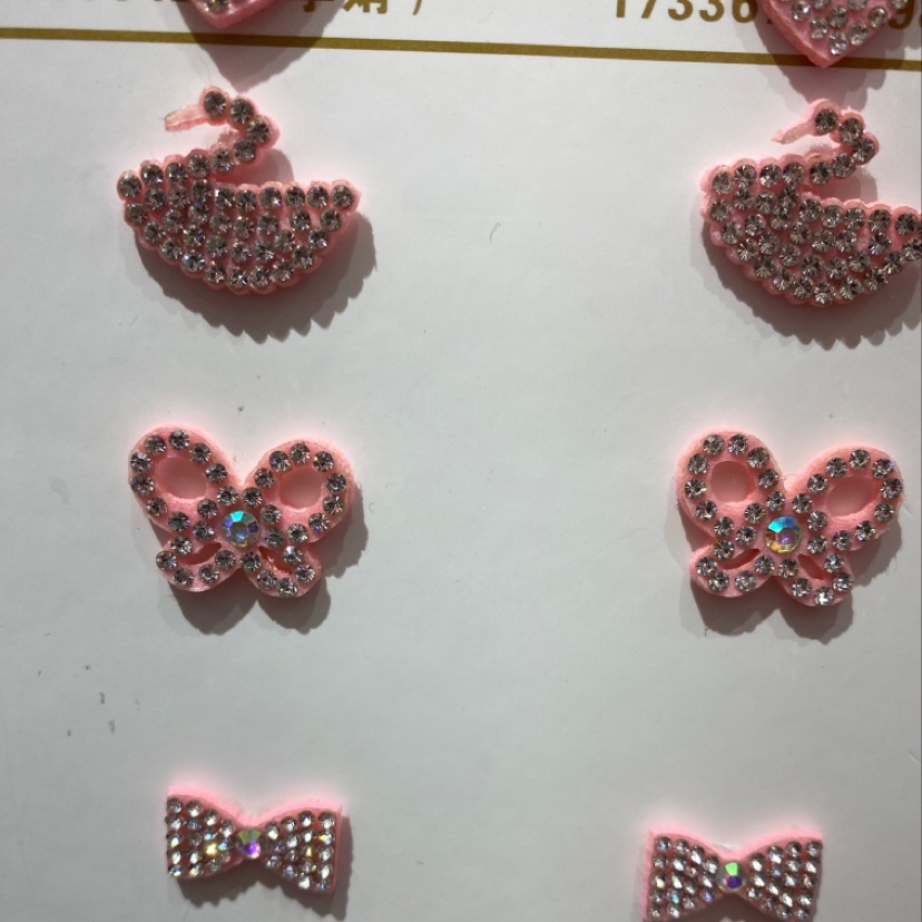 Water Diamond series ultrasonic embossed patch diy hair accessory semi-finished Water Diamond Series Ultrasonic embossed Patch diy Hair accessory semi-finished Water Diamond Series Ultrasonic embossed Patch diy Hair Specification image