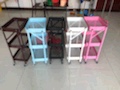 Sin instalación carrito extraíble estante de cocina tipo de piso baño plegable hogar sala de bebé estantería de almacenamiento Item Picture