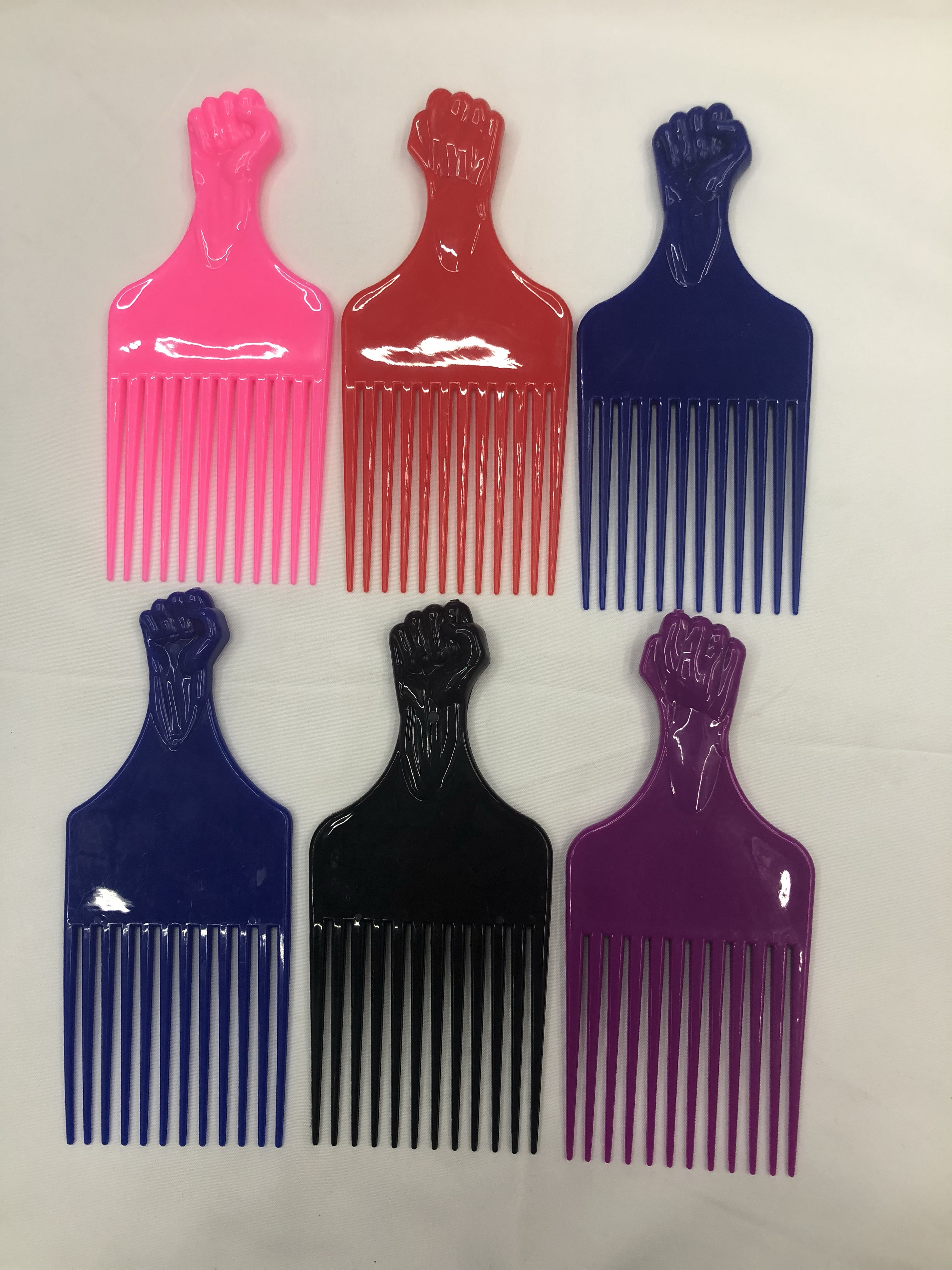 厂家直销大号叉梳拳头梳子中东非洲热卖梳子黑人梳子大叉梳详情图6