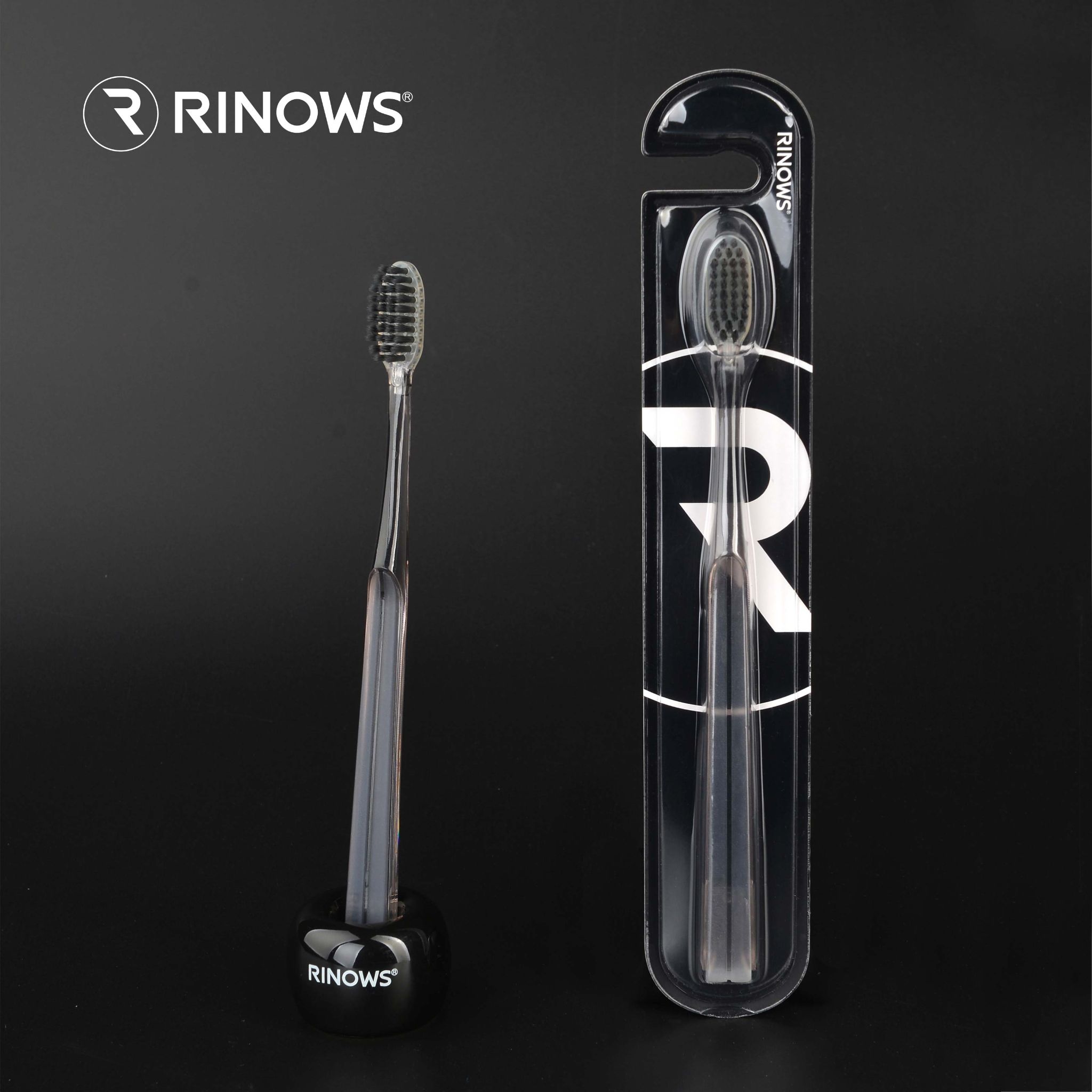 RINOWS | 瑞那士 竹炭软毛抑菌牙刷