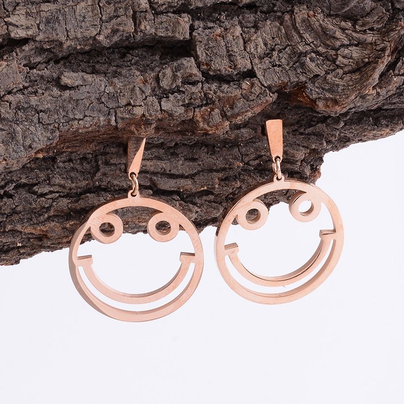Long titanium steel earrings 4, with random hair, Specification drawing