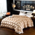 High-end silk cotton down quilt (Gold) details Picture