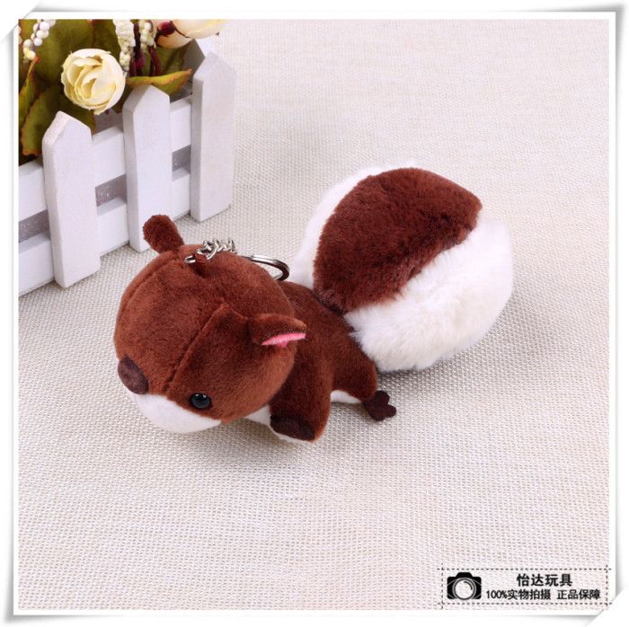 Plush toy pendants, squirrel cartoon dolls, stuffed toys, bags, pendants, accessories, clothing accessories, wedding gifts detail image 2