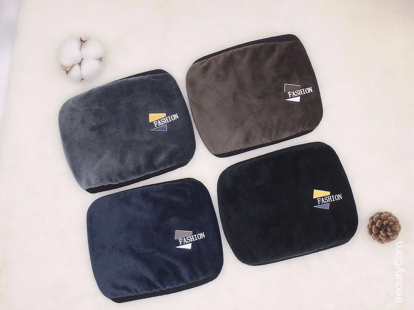 Men's Flat Embroidered Cloth Mask Printing Item Picture