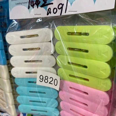 Plastic clip drying quilt windproof clip clothespin underwear sock strap quilt clothes drying clip 9820 thumbnail