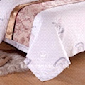 Hotel Bedding Yizhi Fengfa high-end hotel linen bedding all-cotton printed brocade set with high-end printing technology details Picture