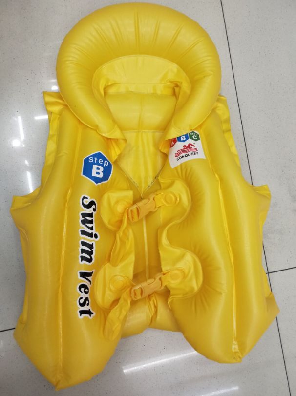泳衣批发 儿童充气衣 孩子游泳背心 漂流安全背心BLB 黄色