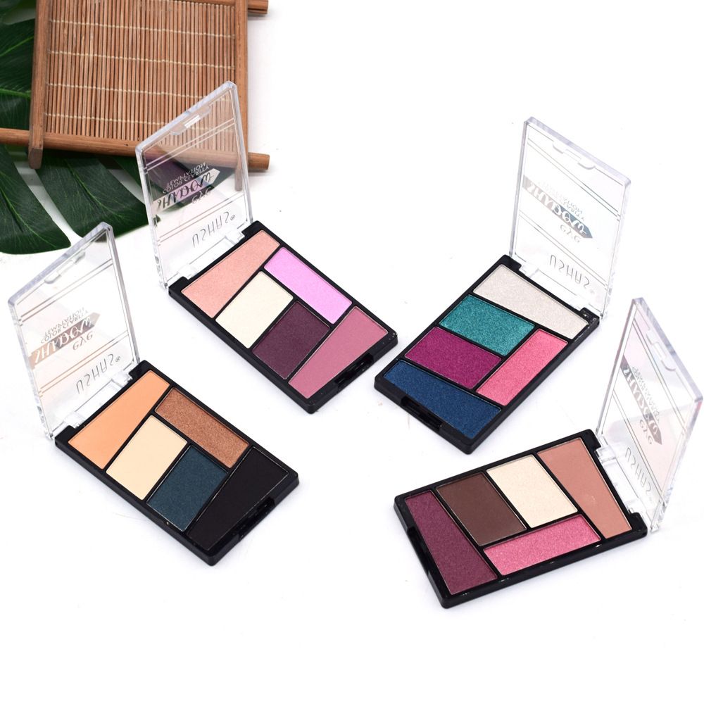 【 24-piece Set 】ES2860-4 Five-color USHAS Pearlescent Eyeshadow in four trendy colors pic 2