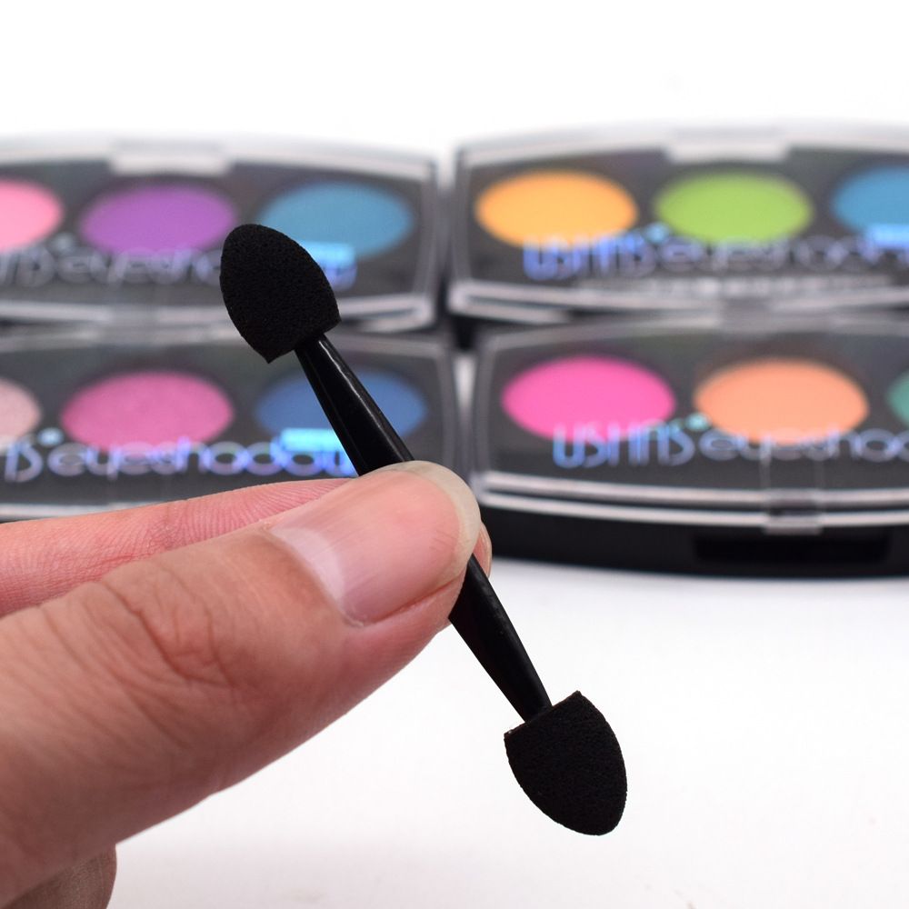 【 24-piece Set 】ES2850-4 Microbead Light Eyeshadow 3-color USHAS color Blue Green Dress pink New style Application Scenario