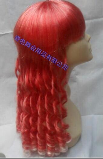 假发长卷发实物图