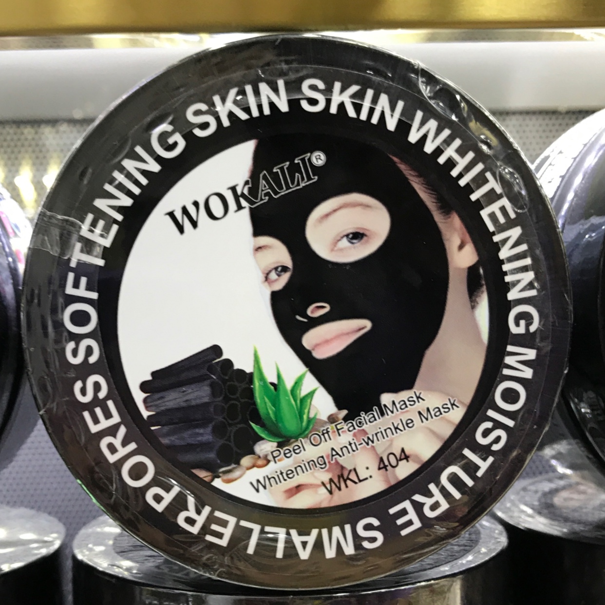 Bamboo charcoal black tearing mask mud 300g full figure