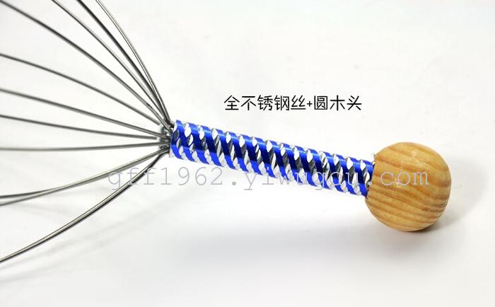 八爪鱼头部按摩器 手动抓头神器头顶穴位经络刷 头抓器头皮痒痒挠详情7