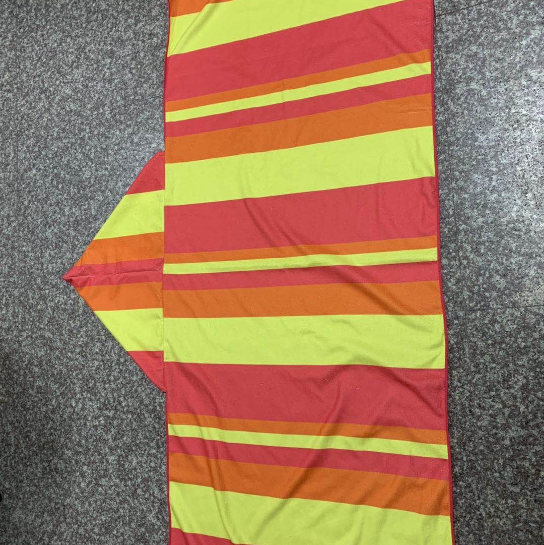 Microfiber printed cape