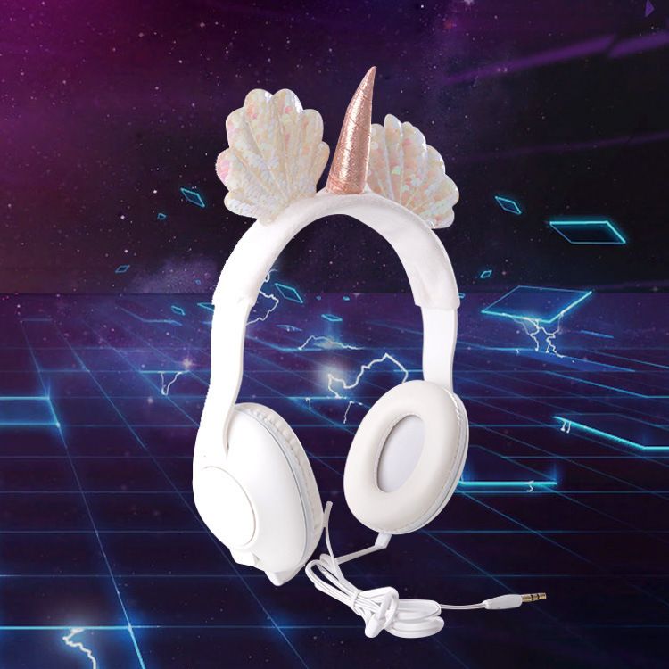 Yakirin web celebrity earphone shell unicorn headphone computer earphone OEM gift customization