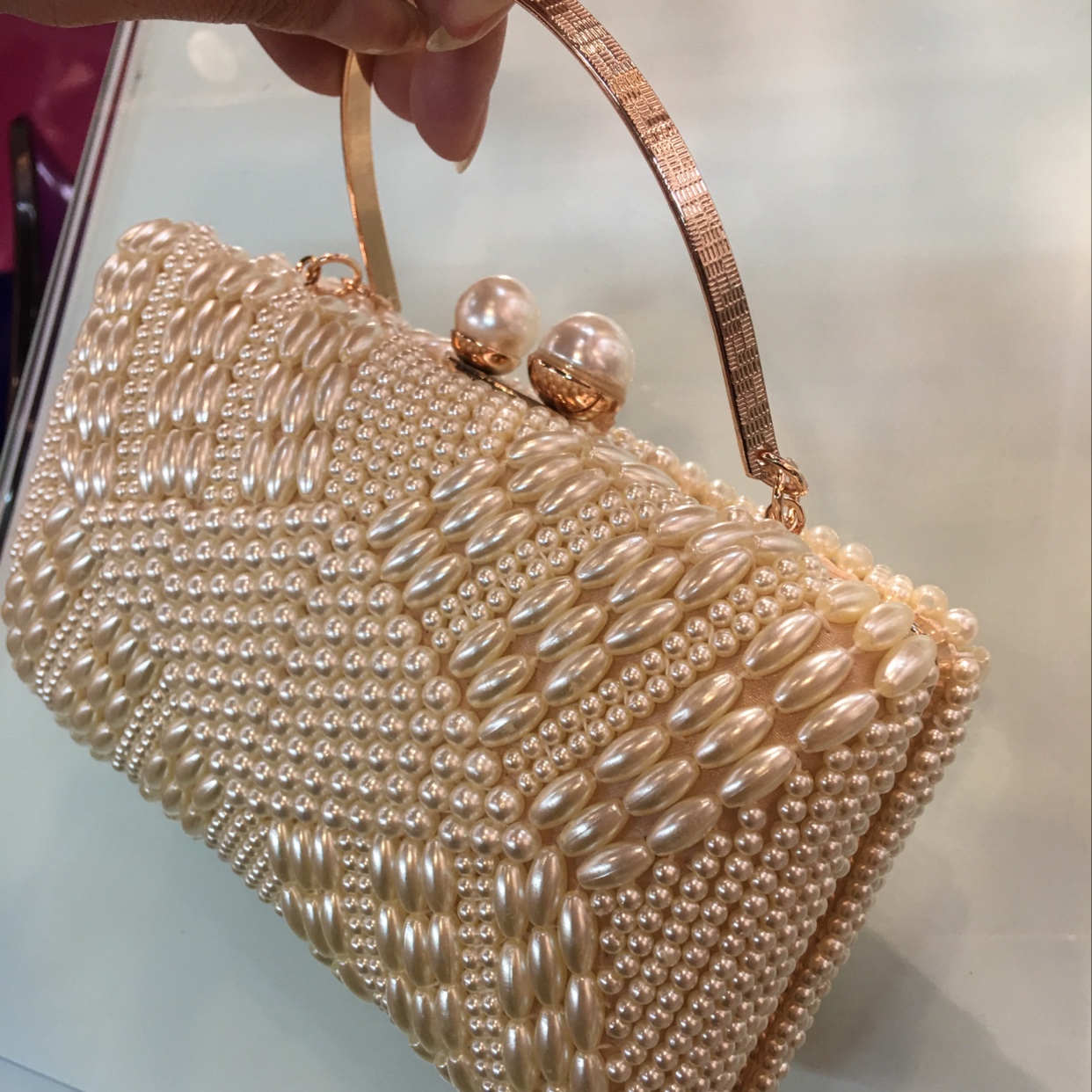 2020 Classic Retro Elements Hand Bag Dinner Bag Hand Bag Shoulder Bag Pearl Bag details Picture
