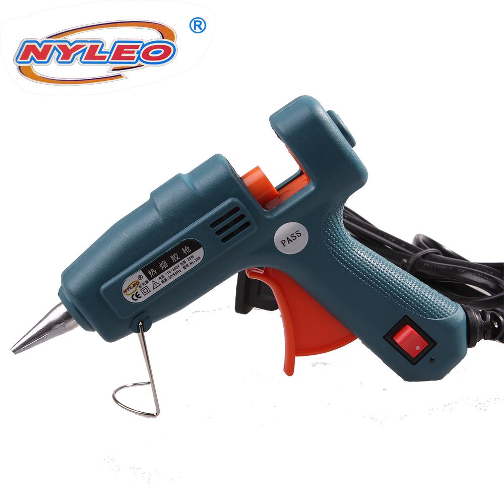 现货供应墨绿色20W带开关小胶枪 适用7mm细胶棒 厂家直销