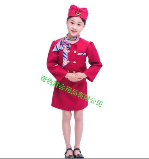 K—0034空姐服舞会服装节日服装万圣节服装节日用品表演服装派对用品节日道具舞会用品万圣节用品舞台妆产品图