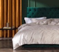 Luxurious all-cotton silk four-piece set (Glazed beige) Specification image
