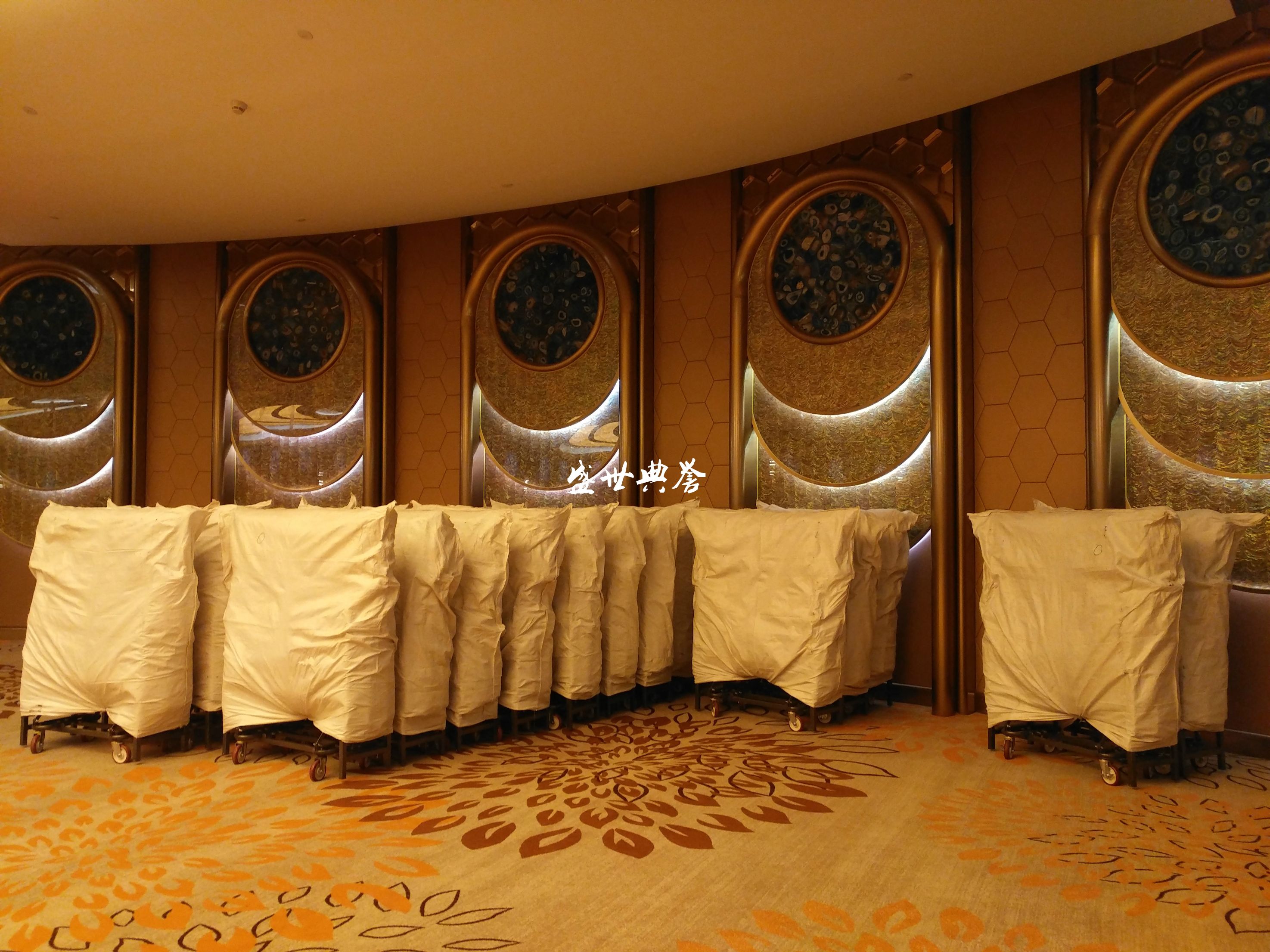 上海五星级酒店宴会厅活动舞台 宴会中心婚宴T台折叠升降拼装舞台详情图11