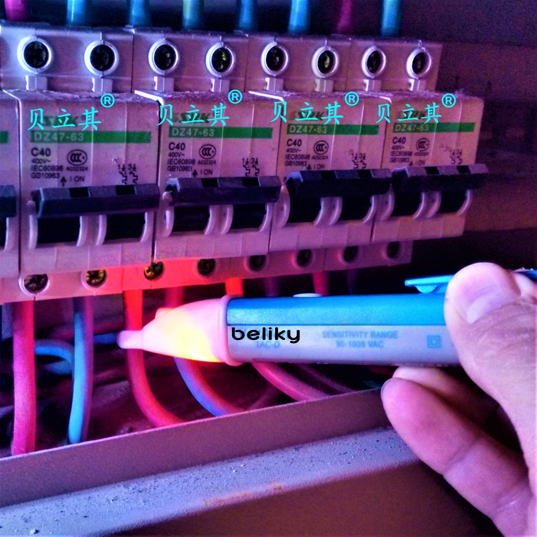 beliky非接触声光感应电笔1AC-D蜂鸣voltage alert详情2