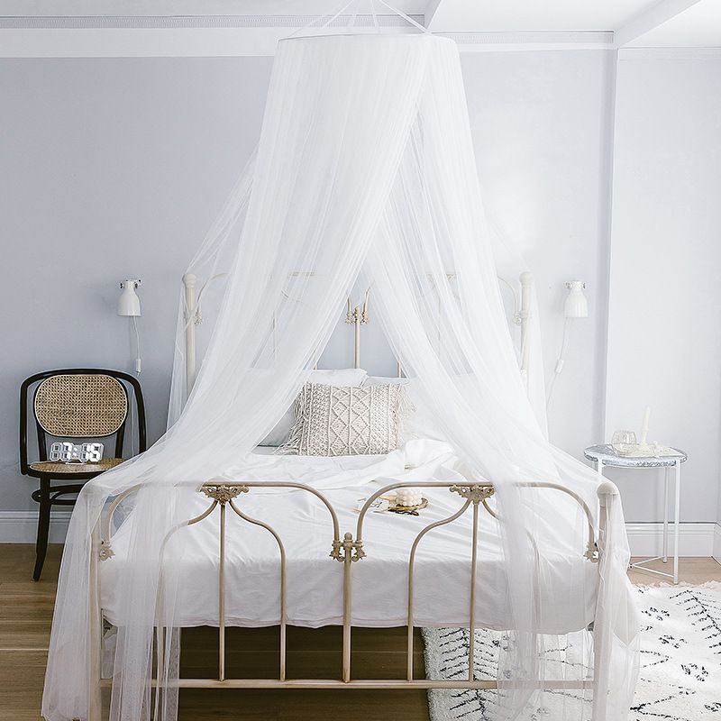 2020 Ceiling Mosquito Net Double Household Floor Princess Wind Encryption Free Installation Dome Screen 1.5M/1.8M Bed Application Scenario