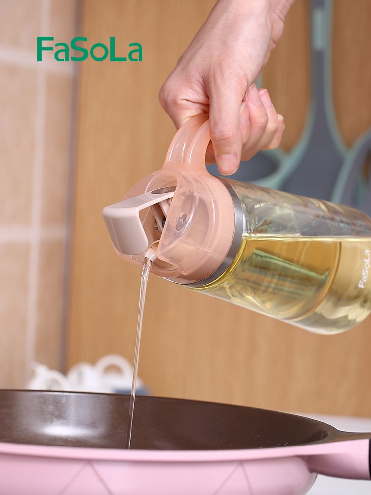 日式油壶装酱油醋高硼硅玻璃透明防漏油壶