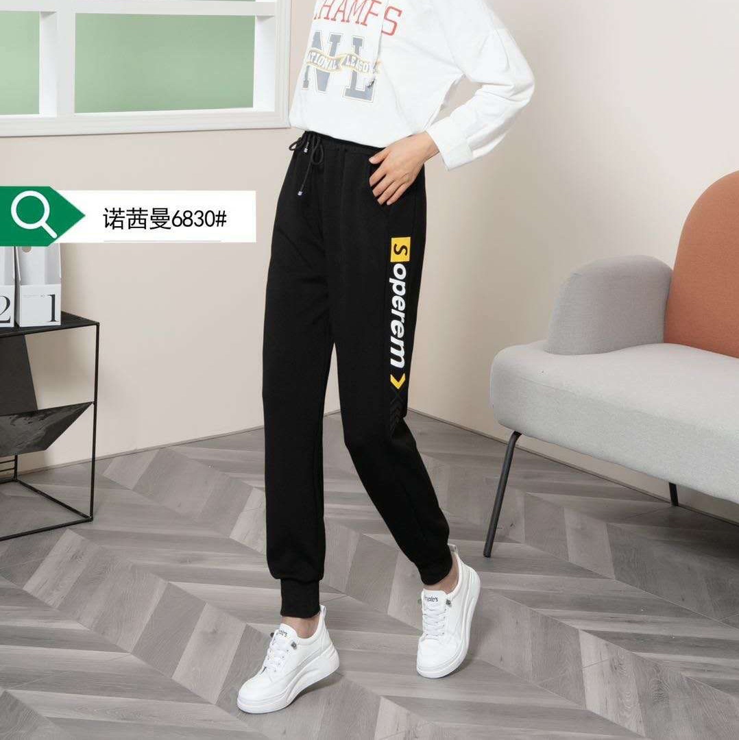 薄款运动裤女夏季2020新款韩版宽松哈伦裤百搭休闲女裤子