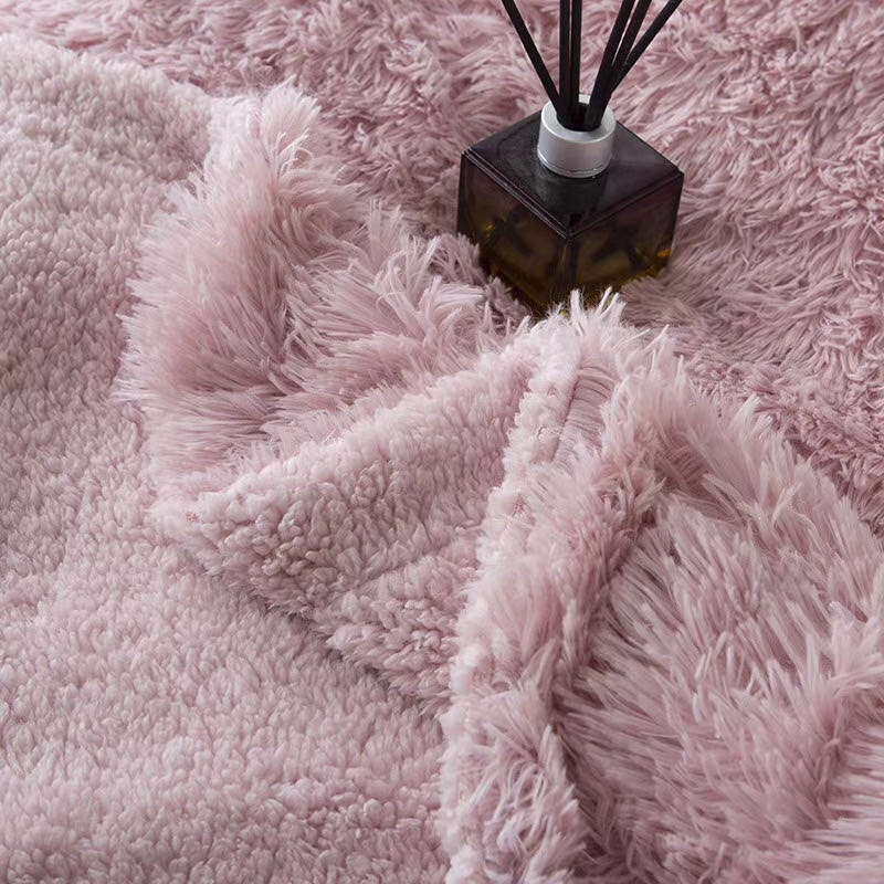 Long Wool Lamb Blanket undefined