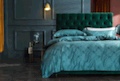 Luxurious all-cotton silk four-piece set (Fog blue) Specification image