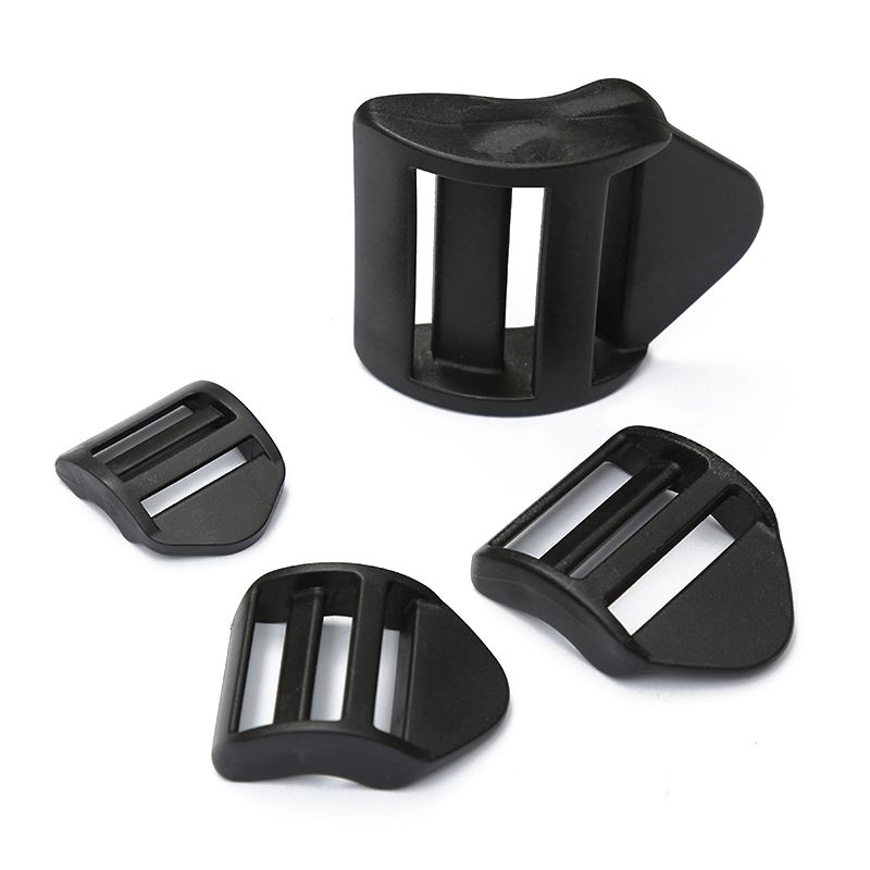 Factory direct sales of low-price supply of webbing buckles, colored checkered plastic buckles and adjustable buckles Specification image