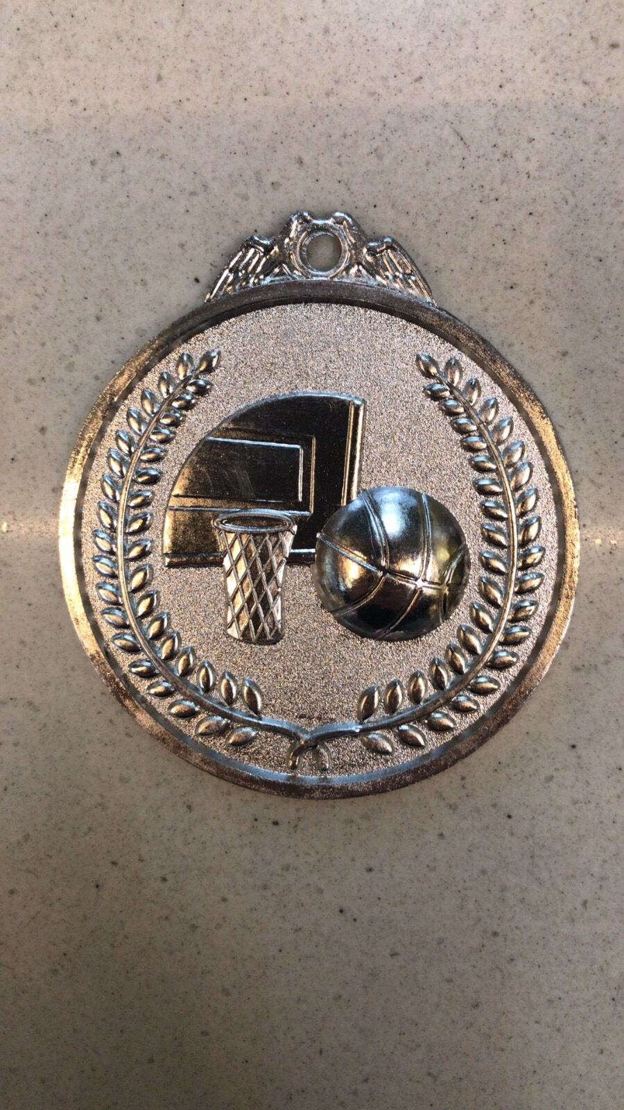 Silver medal for basketball details Picture
