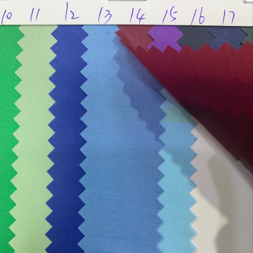 Factory direct sales of best-selling new leather products in large stock, high, medium and low-end bags, sofas, shoes, materials and fabrics 190T sky blue details Picture